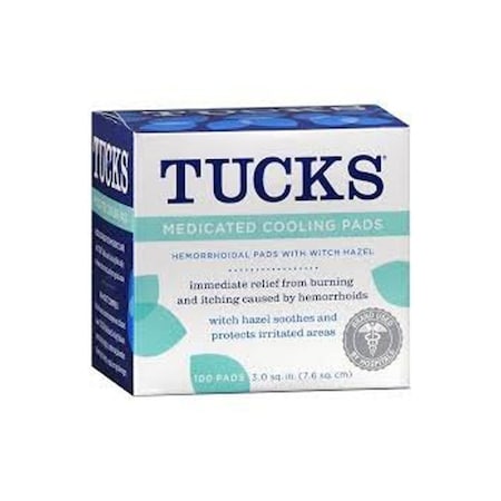 Tucks Hemorrhoid Relief Pad, 100PK 04138800730